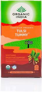ORGANIC INDIA Tulsi Tummy Tulsi Tea Bags Box