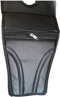 Baby Shelf Stylish Black (Thick Flop) Tank cover 052 Strap Bajaj Pulsar 180 DTS-i Bike Tank Cover