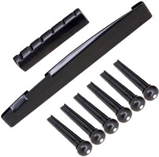 SG MUSICAL Black Plastic Guitar Bridge