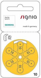 Signia Hearing Aid Battery Size 10, Pack Of 30 Batteries HearingAidBattery-10no-30Battery Stethoscope Case