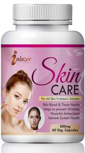 inlazer Skin Care Natural Pills For Clear Complexion & Glowing Skin,Stimulate Collagen