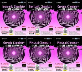Cengage Inorganic Chemistry Part 1& Part 2, Organic Chemistry Part 1& Part 2, Physical Chemistry Part 1& Part 2 For JEE (Advanced) (Chemistry 6 Books Set)