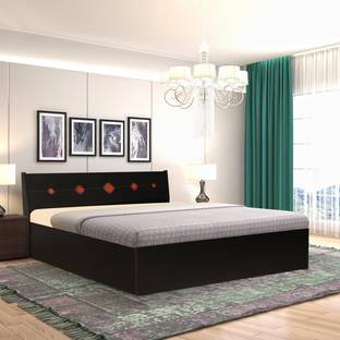 Barewether Maple Engineered Wood King Box Bed, 191 cm x 212 cm (6.27 ft x 6.96 ft)