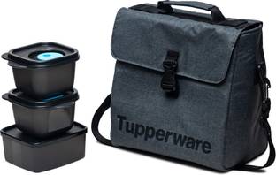 TUPPERWARE Kids and Men's Lunch set Urban Lunch set 3 Containers Lunch Box