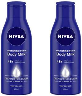 NIVEA Body Milk Body Lotion 200 ml (Pack of 2) #45