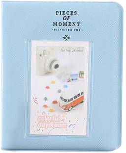 Stela 64 Pockets Instax Photo Album for Instax Mini 8 9 25 50s 70 90 (sky Blue) Album