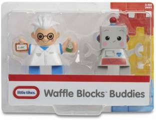 Little Tikes Waffle Blocks Double Figure Pack- Scientist/Robot
