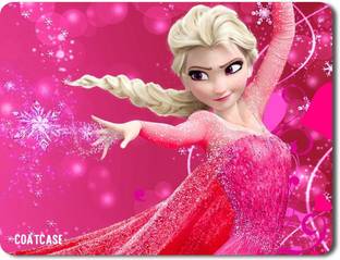 कोटकेस MPFZ-034 Frozen Movie Printed Rubber Base with Anti Skid Feature for Computer and Laptop Designer Gaming Mouse pad माउस पैड