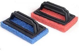 SP Multipurpose Scrubber Brush With Handle, Tile Cleaning Brush Scrub Pad Scrub Pad