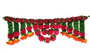Afarza Artificial Flower Toran Garland for Home Decoration Main Entrance Door Hanging Toran
