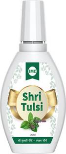 IMC Shri Tulsi Organic Natural and Herbal Health, Body and Skin Care Antiseptic Liquid (20 ml)