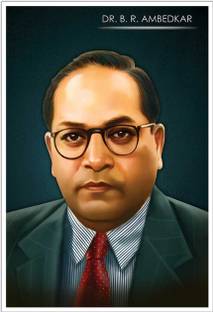 Baba Saheb Ambedkar Paper Poster Paper Print
