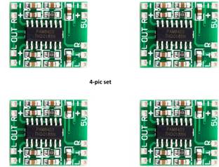DHRUV-PRO 4-Pic Set PAM8403 Board 2 * 3W Class D Digital 2.5V to 5V Power Amplifier Board Electronic Components Electronic Hobby Kit