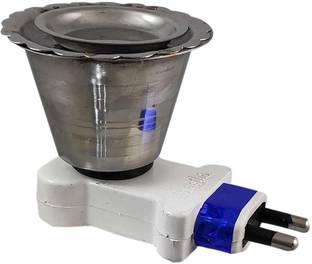 RamX Stainless Steel Electric Dhoop Kapoor Dani Incense Burner Camphor Diffuser for Home Office (Useful for Loban, Bakhoor, Oudh, Agarbatti) Steel Incense Holder