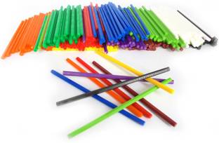 THE LABWORLD Counting Sticks mathematics kit for Kids Toy Math manipulatives learning resources,Plastic Colorful Multicolor Set of 112 pcs Size 10cm Each