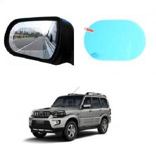 ACCESSOREEZ 2PCS Car Rearview Mirror Film, CMRBKR119 HD Nano Film Anti Fog Film Car Rear View Mirror Waterproof Film Protective Film Anti Glare Rain-Proof Anti Water Mist Protector for Car Mirrors (Oval) Car Mirror Rain Blocker (Blue) Car Mirror Rain Blocker