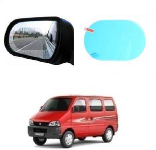 ACCESSOREEZ 2PCS Car Rearview Mirror Film, CMRBKR194 HD Nano Film Anti Fog Film Car Rear View Mirror Waterproof Film Protective Film Anti Glare Rain-Proof Anti Water Mist Protector for Car Mirrors (Oval) Car Mirror Rain Blocker (Blue) Car Mirror Rain Blocker