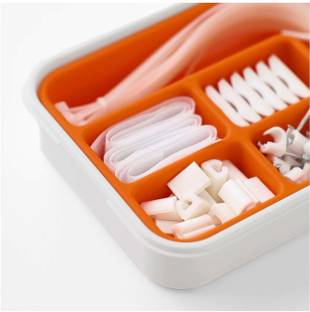 IKEA 6 Compartments Polypropylene plastic, Polyamide plastic, Polyethylene plastic, Steel, Galvanized Cable Management Set