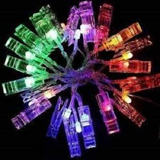 My Party Suppliers 20 LEDs 0.25 m Multicolor Color Changing Disco Rice Lights