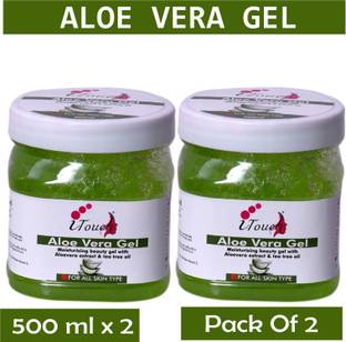 I TOUCH HERBAL ALOE VERA GEL 500 ML X 2 (PACK OF 2)