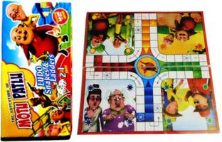 JMD Creation 2 in 1 Motu Patlu Ludo and Snakes & Ladder Board Game Board Game Accessories