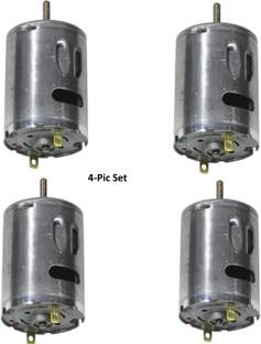 DHRUV-PRO 4-Pic 12 Volt DC High Speed Motor for , Fan, Vacuum Cleaner, Air Pump or Many School Science Projects Electronic Components Electronic Hobby Kit