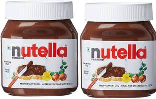 nutella Hazelnut Spread With Cocoa (Imported) 350g (Pack of 2)