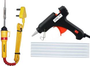 FADMAN BASIC COMPLETE KIT PART TYPE-3 SOLDERING IRON KIT | 20W GLUE GUN & 7MM GLUE STICKS (5-PCS) | SOLDERING IRON 25 W Simple