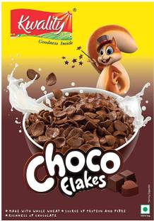 Kwality Choco flakes 375gm (Pack of 2) Box