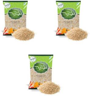 Pink Delight Organic Daliya / Broken Wheat (1kg X 3) Broken Wheat