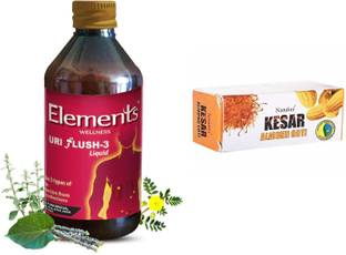 Elements WELLNESS Uri Flush 3 & Kesar Almond Goti