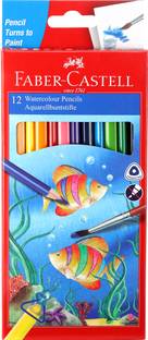 FABER-CASTELL Watercolor Triangular Shaped Color Pencils