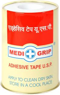 Medigrip Medical Adhesive Tape USP 7.5 cm X 5 m USP (Pack of 10) First Aid Tape