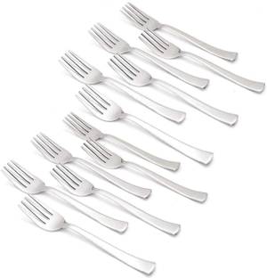 WHITEIBIS Stainless Steel Dessert Fork, Dinner Fork Set