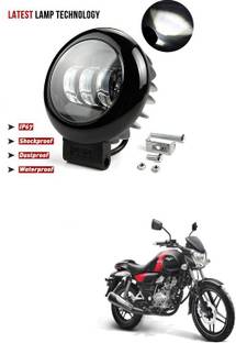 XZRTZ Universal Motorcycle 4 inch 30W Round Car LED Work Light LED Bar Lamp LED Light h420 Headlight Car, Motorbike LED for Bajaj (12 V, 30 W)