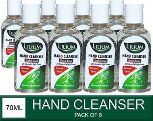 LILIUM Germ Fighter Hand Cleanser, 70ml Hand Sanitizer Bottle
