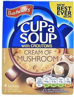 Batchelors Cup a Soup with Croutons, Cream of Mushroom (4 Sachets) - 99g (99 g)
