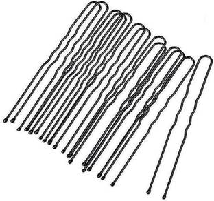 Nyamahsales 100 Pcs U Shape Hair Pins For Bun Maker, Hair Bobby Pins For Womens Hair Style Tools Hair Pin (Black) Hair Pin