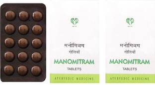 AVN Manomitram Tablets - Reduces Anxiety, Depression, Increases Concentration, Memory