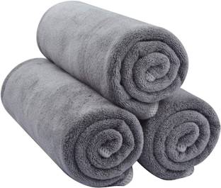 YELLOW WEAVES Microfiber 350 GSM Hand, Face, Sport Towel Set