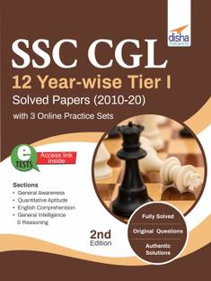 Ssc Cgl 12 Year-Wise Tier I Solved Papers (2010-20) with 3 Online Practice Sets