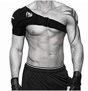 genocyte Right Shoulder Stability Brace with Pressure Pad for Rotator Cuff Shoulder Support