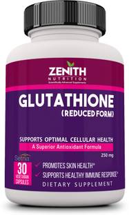 Zenith Nutrition Nutrition Glutathione 250mg 30 Nos Lab tested