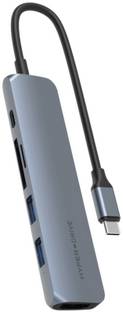 HyperDrive 6 in 1 BAR USB C hub HD22E-Grey USB Hub
