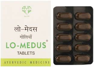 AVN Lo-Medus Tablets - For Obesity, Cholesterol, High Lipid Levels and Triglycerides
