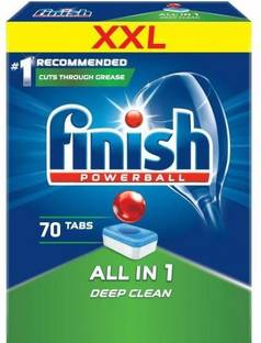 Finish Powerball All In One 70 Tablets Regular Dishwashing Detergent