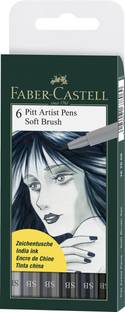 FABER-CASTELL Pitt Artist Pen Color (B) Pens (Soft Brush)