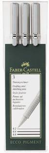 FABER-CASTELL Fibre-Tip Pen Ecco Pigment 0.3/0.5/0.7