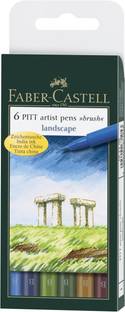 FABER-CASTELL Pitt Artist Pen Color (B) Pens (Landscape)