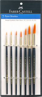 FABER-CASTELL 7 Paint Brushes (Round)